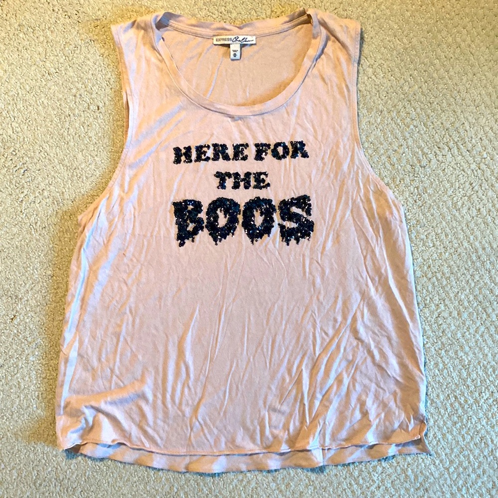 Express Halloween Glitter Party Tank